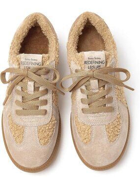 Cozy Fur-Lined Winter Sneaker Boots for Women | Comfortable Slip-On Platform